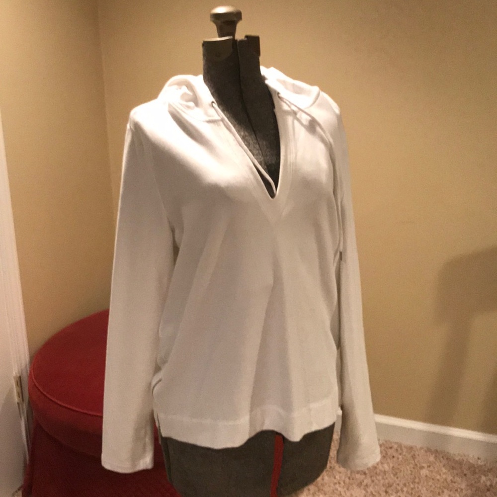 Banana Republic v neck hoodie